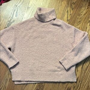 UGG Ylonda Medium Cozy Pink Turtleneck Sweater